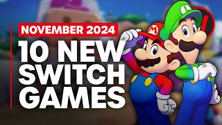 10 Exciting New Games Coming to Nintendo Switch  November 2024 [upl. by Yorztif]