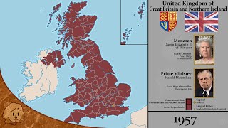 History of Great Britain amp the UK Every Year [upl. by Cerelia]