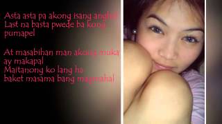 Crush  Hambog Ng Sagpro Krew ft Cue C Lyrics kishia [upl. by Jessy]