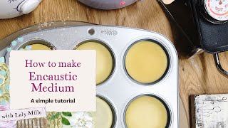 Make your own Encaustic Medium the easy way [upl. by Player]