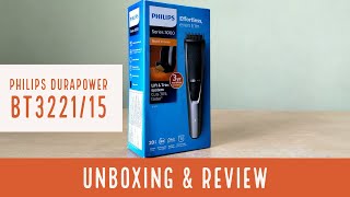 Philips DuraPower Beard Trimmer BT322115 Unboxing amp Review [upl. by Anisor]