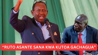 quotRUTO ASANTE SANA KWA KUMTOA GACHAGUAquotMT KENYA EAST LEADERS BADLY FINISH GACHAGUA [upl. by Ellynn]