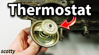 How to Replace a Bad Thermostat in Your Car [upl. by Angelle951]