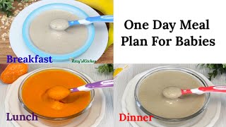 3 Baby Foods Recipes For Weight Gain  Starting Baby Solids [upl. by Santos]