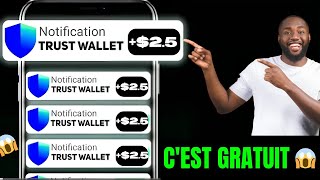 RETRAIT EN AUTOMATIQUE DE 25 USDT CHAQUE JOUR SUR TRUST WALLET [upl. by Fenella]