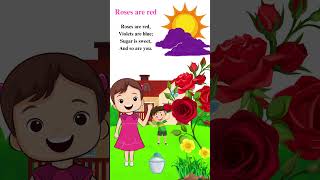 Roses Are Red I English Rhymes for Kids [upl. by Emil]