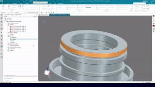 NX CMM Inspection  Groove Path Optimization [upl. by Martell]