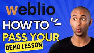 How to pass your demo lesson 2022Weblio esl [upl. by Ardet]