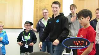 Rubiks Cube World Record  422 seconds [upl. by Amil12]