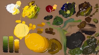 how to mix colors with oil paint [upl. by Turnheim]