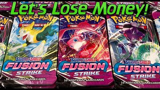 Profit or Loss 36x Fusion Strike Booster Packs [upl. by Lengel]