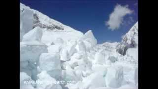 MtEverest Climbing View of Ice fall 【エベレスト登山】アイスフォールの様子 [upl. by Jankey]