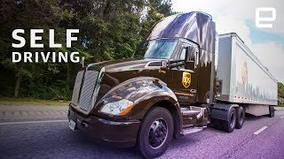 UPS selfdriving delivery trucks are on the road [upl. by Adlemi790]