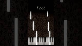 Pov youre a melancholic poet 📜🥀 darkacademia synthesia sheetmusic darkpiano [upl. by Xuerd]