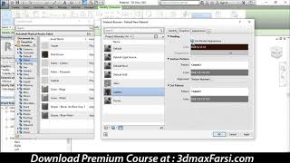 How to Adding materials in Revit Architecture [upl. by Alyek]