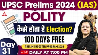 UPSC Prelims 2024  UPSC POLITY Classes  PYQsMCQs  By Venus Mam  Adda247 IAS 31 [upl. by Dickie]