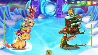 DRAGON MANIA LEGENDS  THE HOLIDAY CHEER EVENT LEVEL 3 COMPLETED [upl. by Paulie]