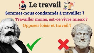 Le travail  Philosophie  Terminale [upl. by Kliman]