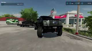 Ford F450 Dually PowerStroke towing FS22 [upl. by Aneloj]