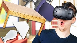 Virtual Reality Furniture Building  Home Improvisation Furniture Sandbox Gameplay  HTC Vive VR [upl. by Ontina]