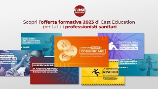 Cast Education  Catalogo corsi FAD ECM 2023 [upl. by Ardnuasac]