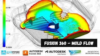 Fusion 360  Mold Flow [upl. by Vladimar126]