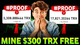 1000 Trx Live withdrawal  Claim Free Trx every 60 minutes no investment [upl. by Narcho]