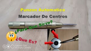 Punzón Automático Marcador De Centros [upl. by Rex604]