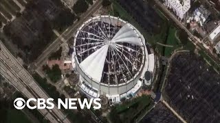 Satellite images show Milton damage Biden speaks on recovery efforts more  CBS News 247 [upl. by Anawat505]