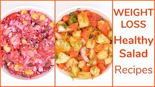 HEALTHY SALAD RECIPES FOR WEIGHT LOSS  Hindi with Eng Subs [upl. by Stoeber960]