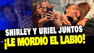 SHIRLEY ARICA LE MUERDE LOS LABIOS A URIEL quotFUTUROquot SU EX COMPAÑERO DE TIERRA BRAVA [upl. by Nemrac]