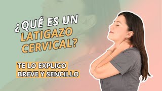 ¿Qué es un latigazo cervical [upl. by Annagroeg]