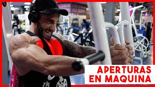 ✅ APERTURAS en MÁQUINA para PECTORAL  Peck Deck Pectoral [upl. by Malca]