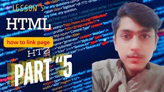 How to Link Page and website in HTML 5 Part 5 Haider Techno Zone HTML Course [upl. by Aelhsa]