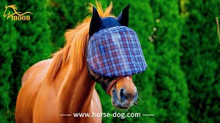 These fly masks are made from sturdy mesh materials that are nonheattransferring and breathable [upl. by Atsirt]