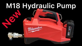 Introducing The Gamechanging Milwaukee Tool M18 Hydraulic Pump With 10000 Psi Power [upl. by Yoo]