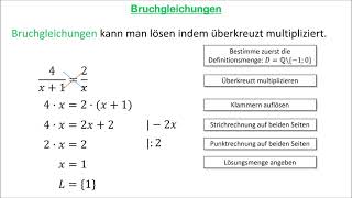 Bruchgleichungen lösen [upl. by Shabbir985]