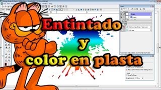 Manga Studio EX4 Cap 4 Entintado y color y en plastas [upl. by Recor]