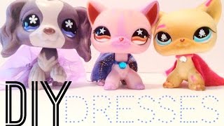 DIY Lps dresses no gluesewing [upl. by Carrol647]