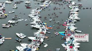 Raft Off 2022 The Moot Lake Saint Clair Shores Michigan [upl. by Fasta779]