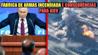 DESASTRE EM BERLIM FÁBRICA DE ARMAS INCENDIADA E CONSEQUÊNCIAS PARA KIEV [upl. by Ackerman]