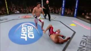 Flying front kick Lyoto Machida MMA [upl. by Enileme7]