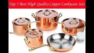 Top 5 Best High Quality Copper Cookware Sets  Copper Cookware Sets [upl. by Niar]