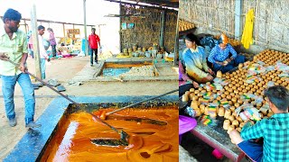 Jaggery Manufacturing Is The Letest Business Idia In 2021  Full Process Of Jaggery Making [upl. by Guod593]