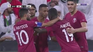 ملخص  قطر 4  0 الإمارات  نصف النهائي  كأس آسيا 2019 [upl. by Worth518]