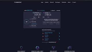 Bell Gigabit Fibe 30 Internet Speed Test With Giga Hub Modem [upl. by Yendyc]