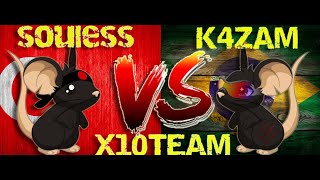 transformiceX10TEAM  K4ZAMBR VS SOULESSTR  P1 MODE [upl. by Trenna]