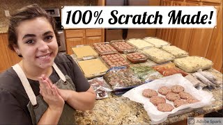 Making 26 Deliciously Easy Freezer Meals From Scratch In an Afternoon [upl. by Adamik]