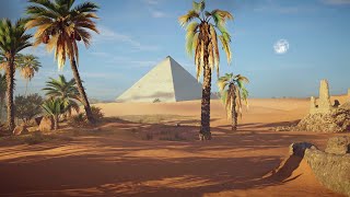 Walking in Ancient Egypt  Letopolis to Giza  Assassins Creed Origins [upl. by Obaza]