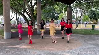 Sha Long Nv Lang 沙笼女郎 line dance Mayee Lee 24324 [upl. by Balas880]